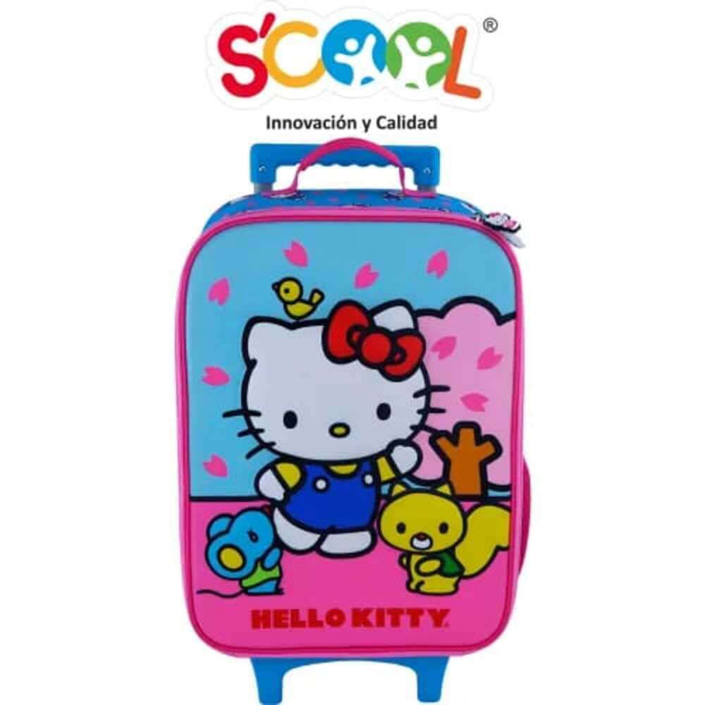 Mochila Hello Kitty con Lonchera y cartuchera