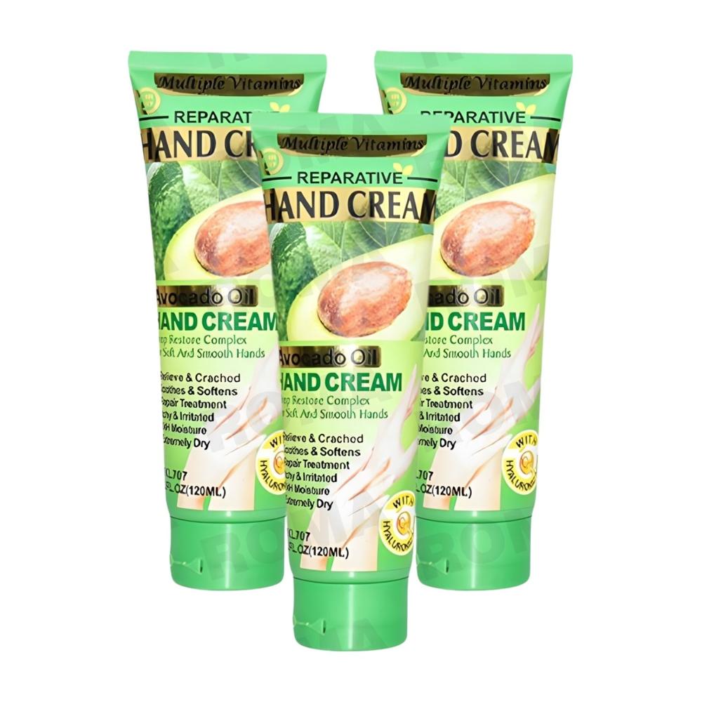 PACK 3 CREMA DE MANOS PALTA 120ML WOKALI