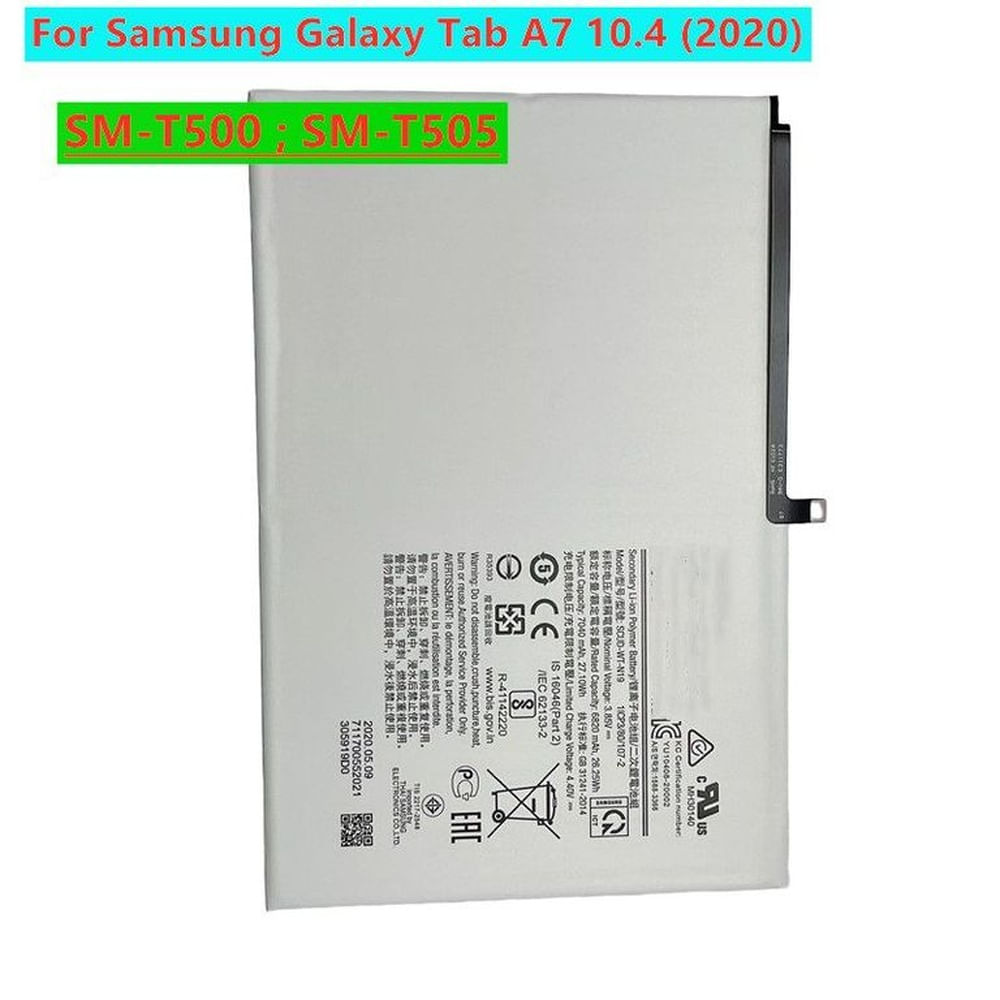 BATERIA SAMSUNG GALAXY TAB A7 10.4 (2020) T500- NUEVO