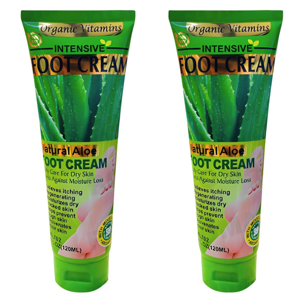 PACK 2 CREMA PARA PIES ALOE VERA 120ML WOKALI