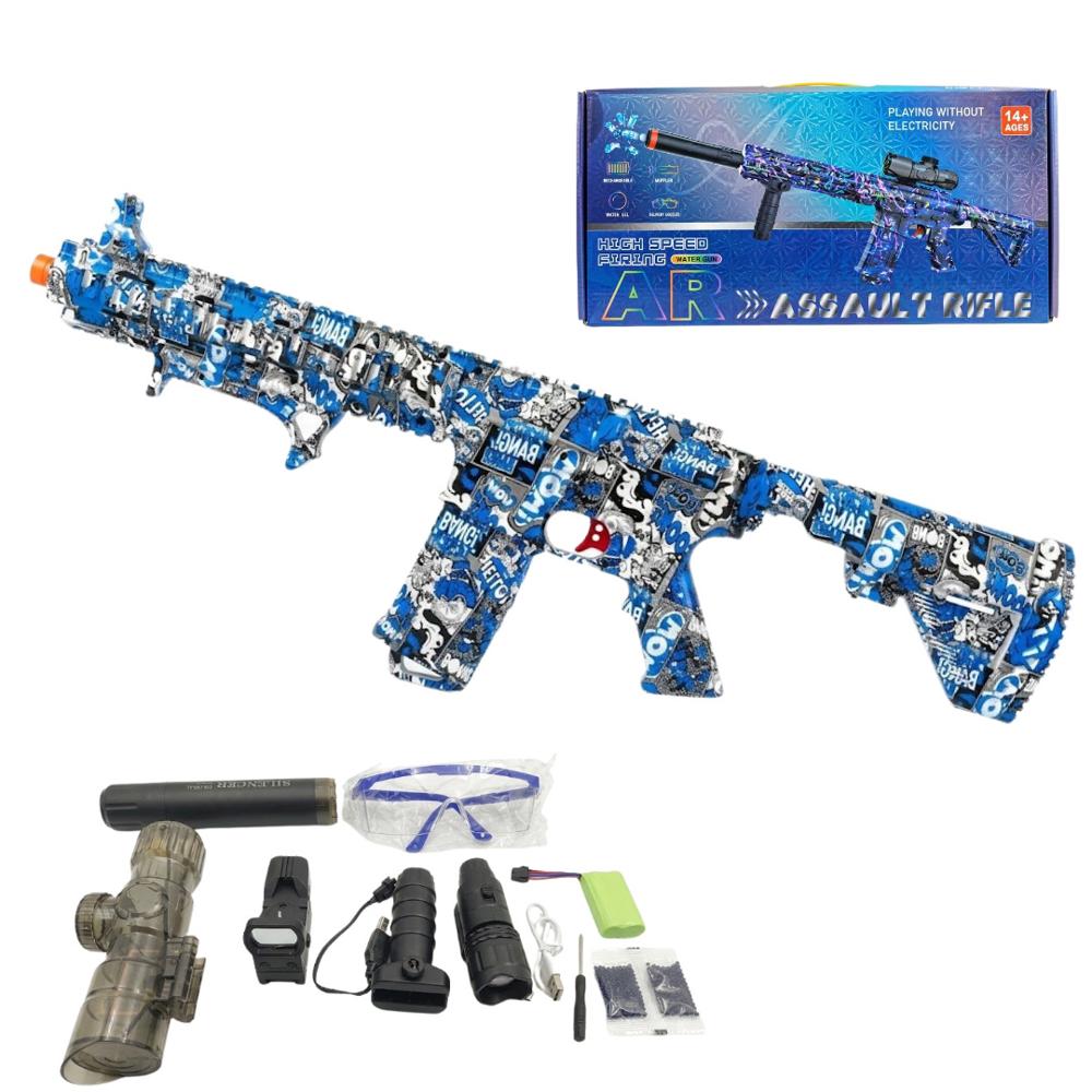 Pistola de Juguete para Niños y Adultos Lanzador de Hidrogel Accesorios AZL