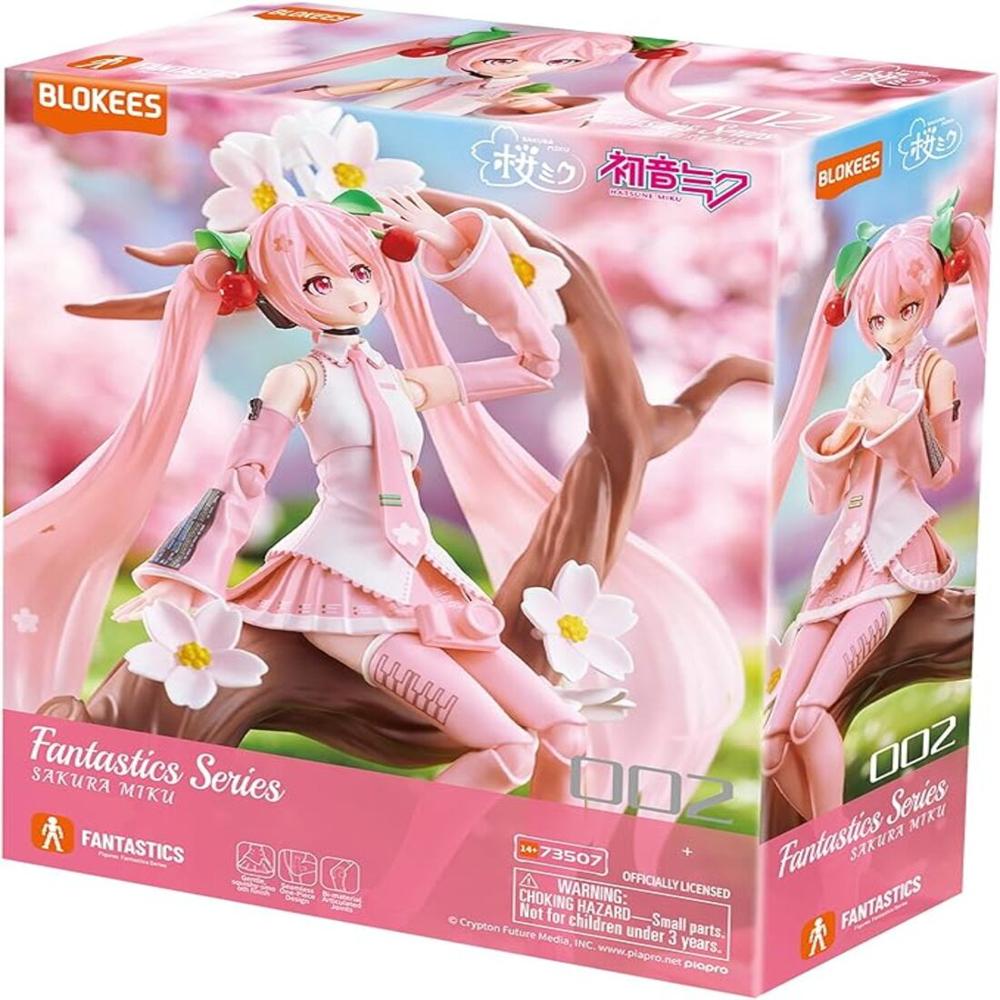 Sakura Miku Blokees Fantastics Series Armable y Articulable