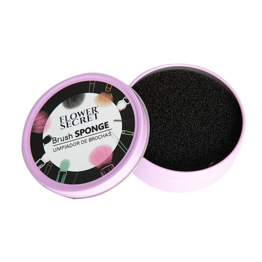 Limpiador De Brochas De Maquillaje Al Seco Flower Secret Rosado