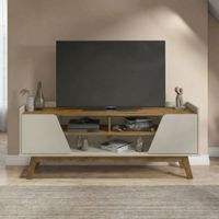 Mesa de TV 60'' Kento Marrón y Beige | Masiva Home