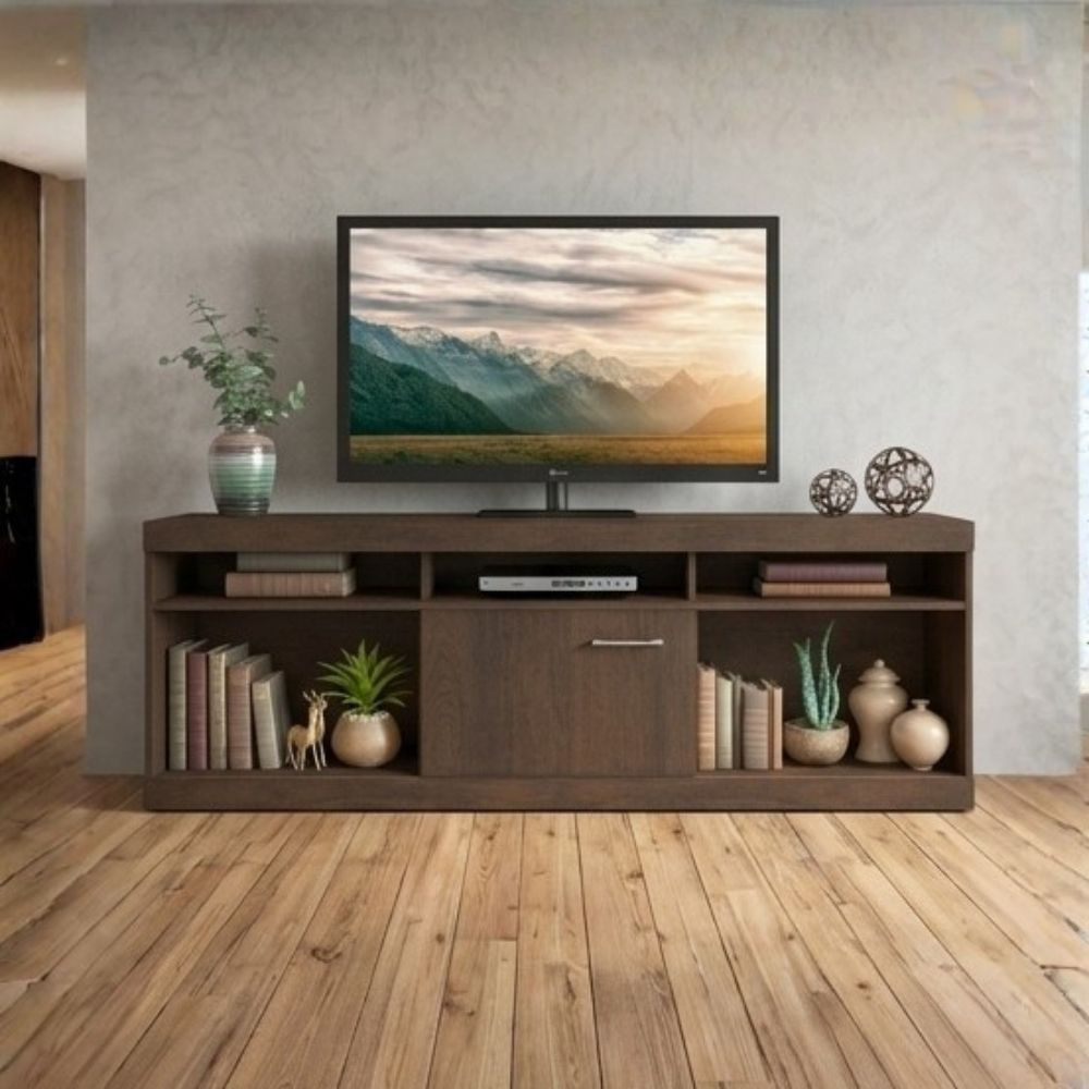 Mesa de TV 70'' Minseo Marrón | Masiva Home