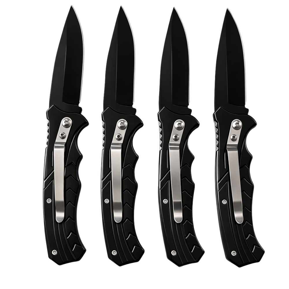 Navaja Multiusos Modelo Ka053 Compacta Y Versátil Pack X4 4 Colores