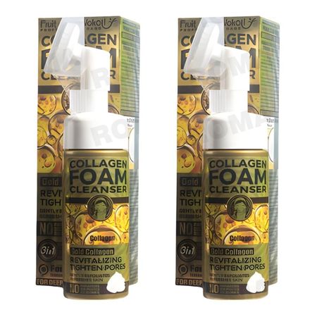 PACK 2 LIMPIADOR EN ESPUMA COLÁGENO 150ML WOKALI