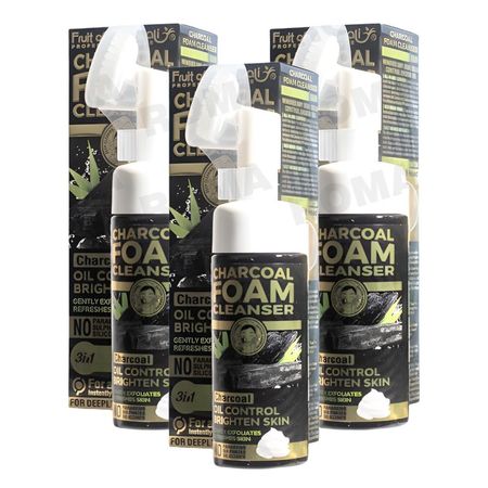 PACK 3 LIMPIADOR EN ESPUMA CARBÓN 150ML WOKALI