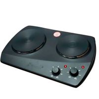 Cocina Electrica de Mesa Finezza FZ203D3N Dos Hornillas