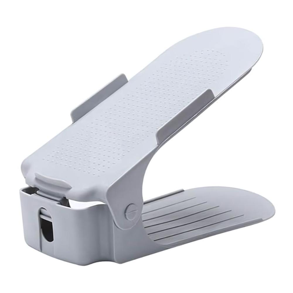 Set de 10 Organizadores de Zapatos de altura ajustable Gris