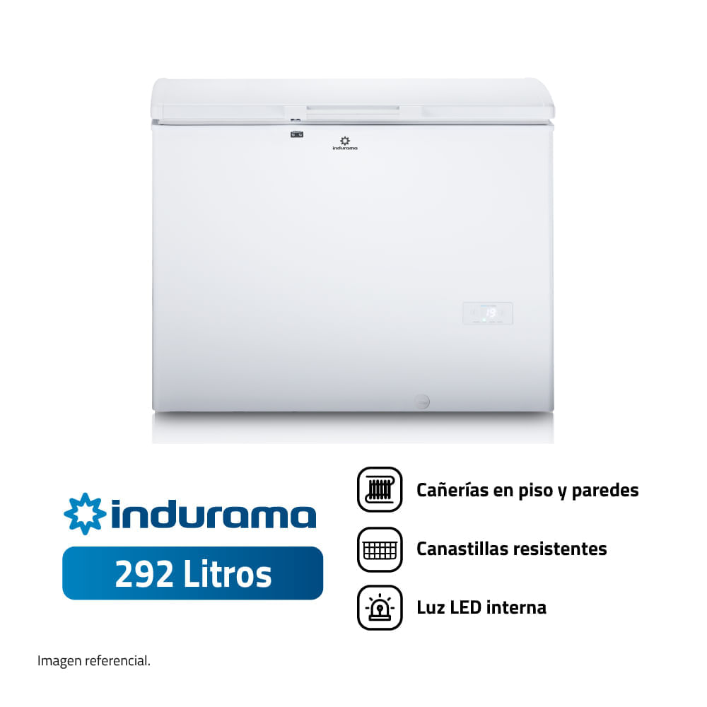 Congeladora Indurama 292L CI-300 Blanco