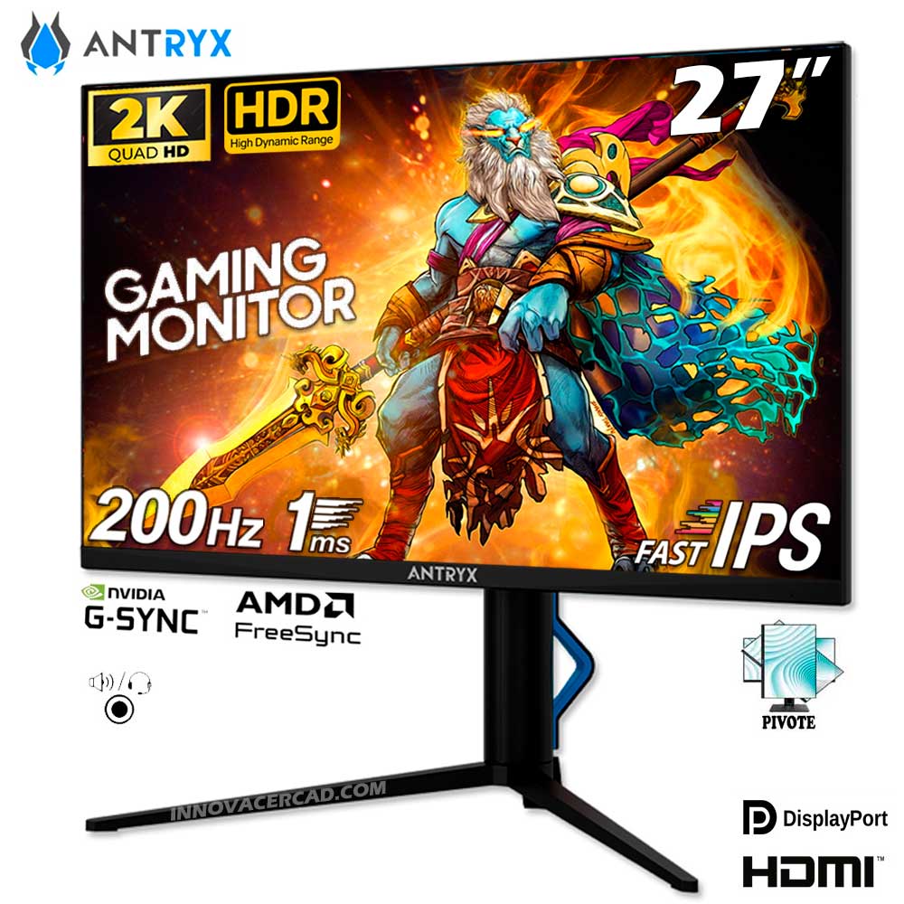 Monitor ANTRYX XTREME VISION IPX2735Q 27 QHD 2560 x 1440 200HZ 1MS HDR