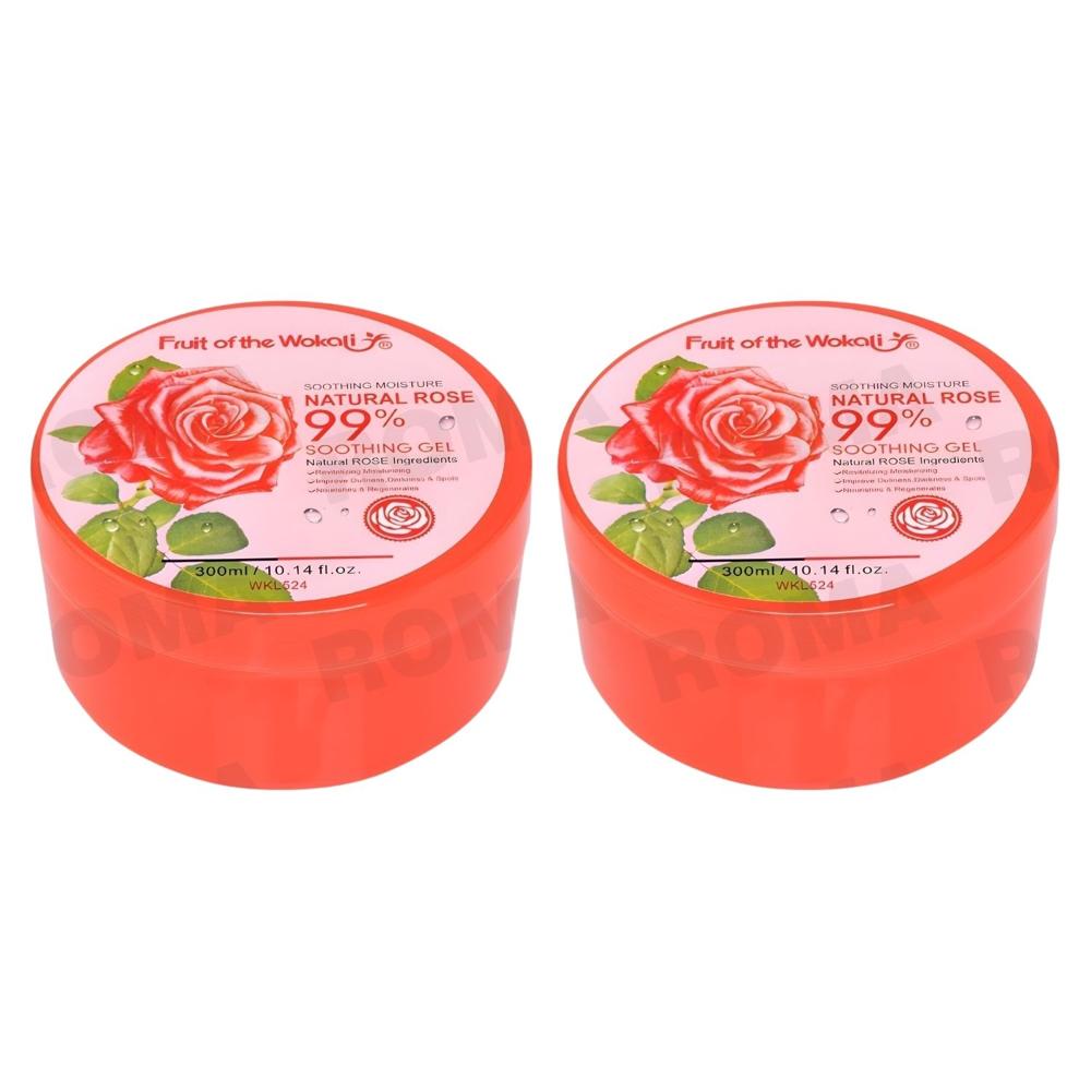 PACK 2 GEL CALMANTE ROSAS 300ML WOKALI