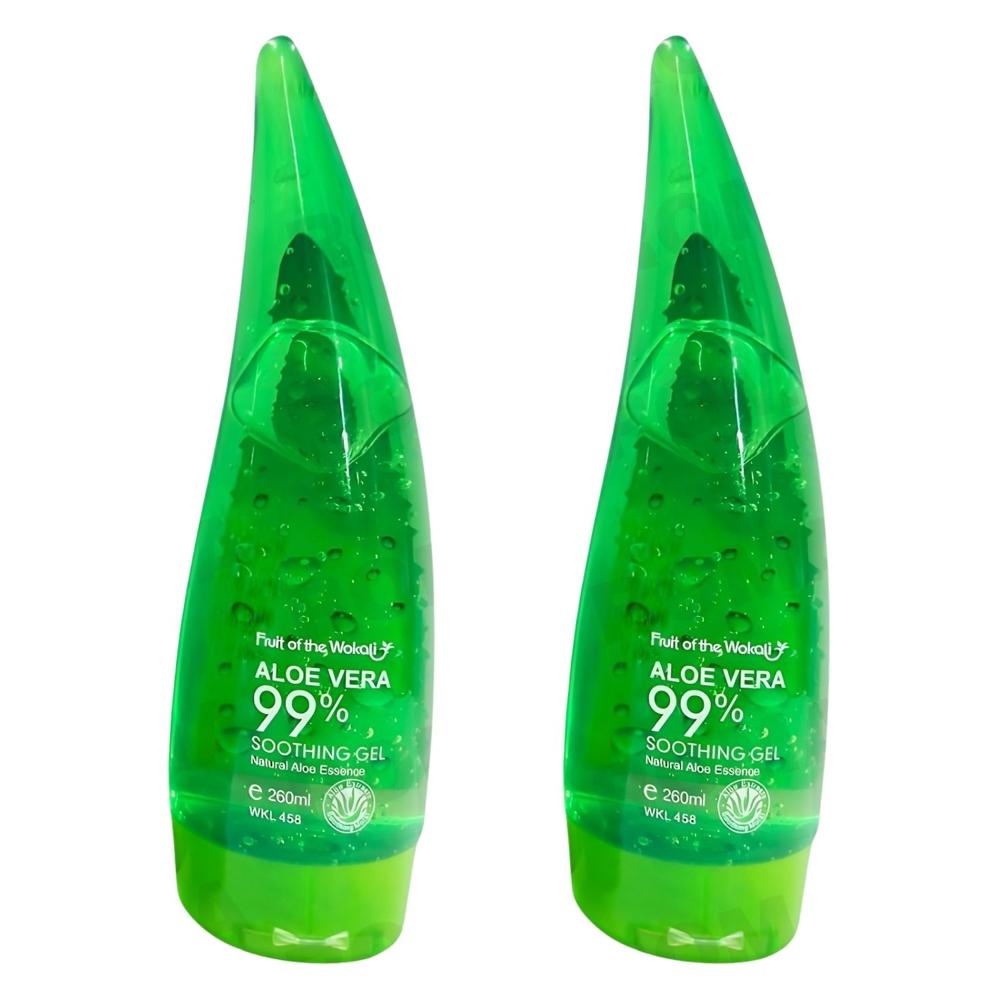 PACK 2 GEL CALMANTE ALOE VERA 260ML WOKALI