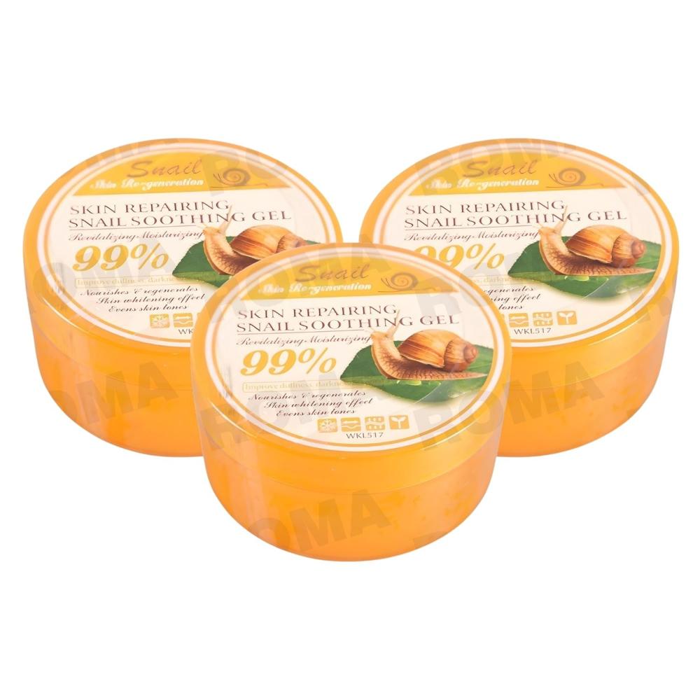 PACK 3 GEL CALMANTE CARACOL 300ML WOKALI