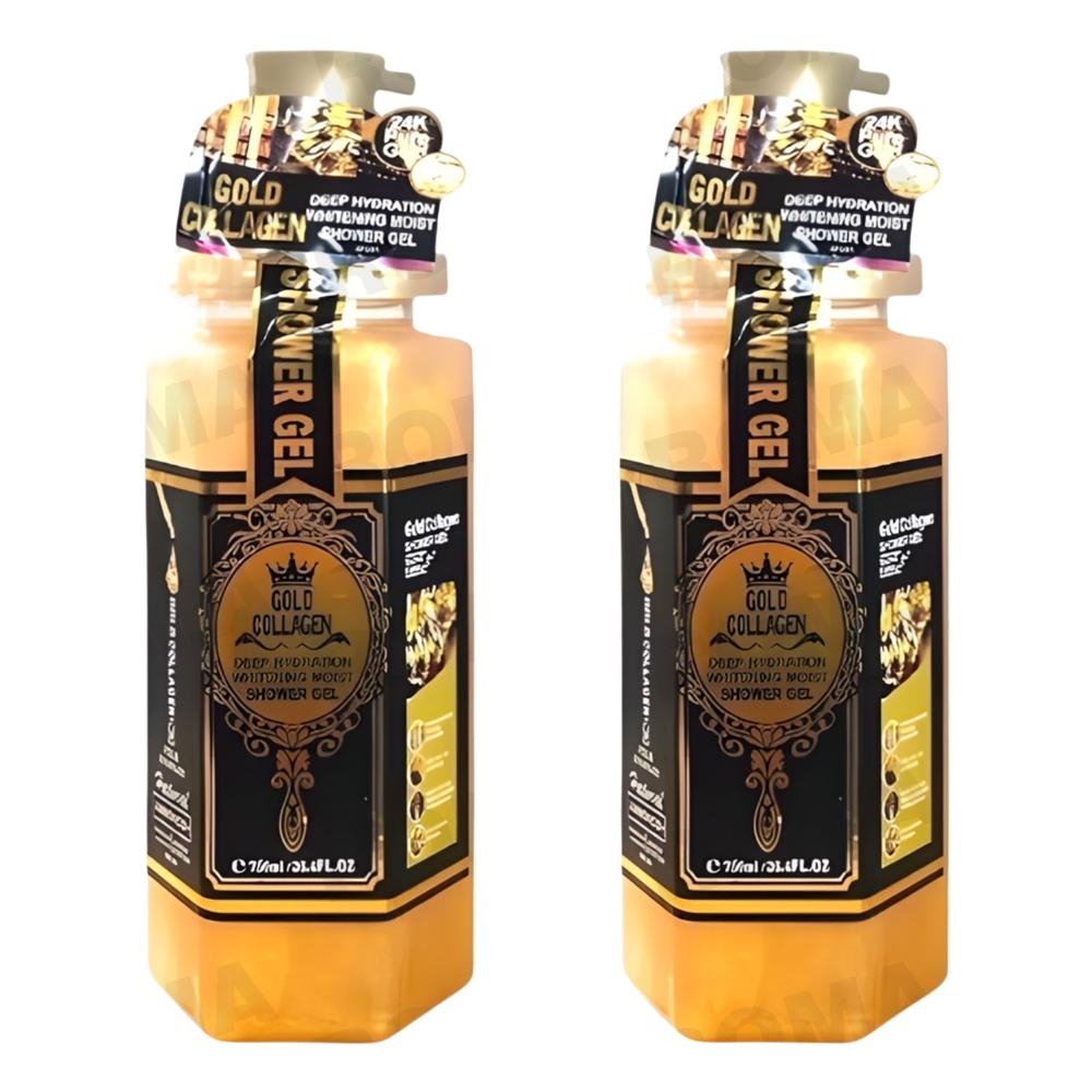PACK 2 GEL DE DUCHA GOLD COLÁGENO 750ML WOKALI