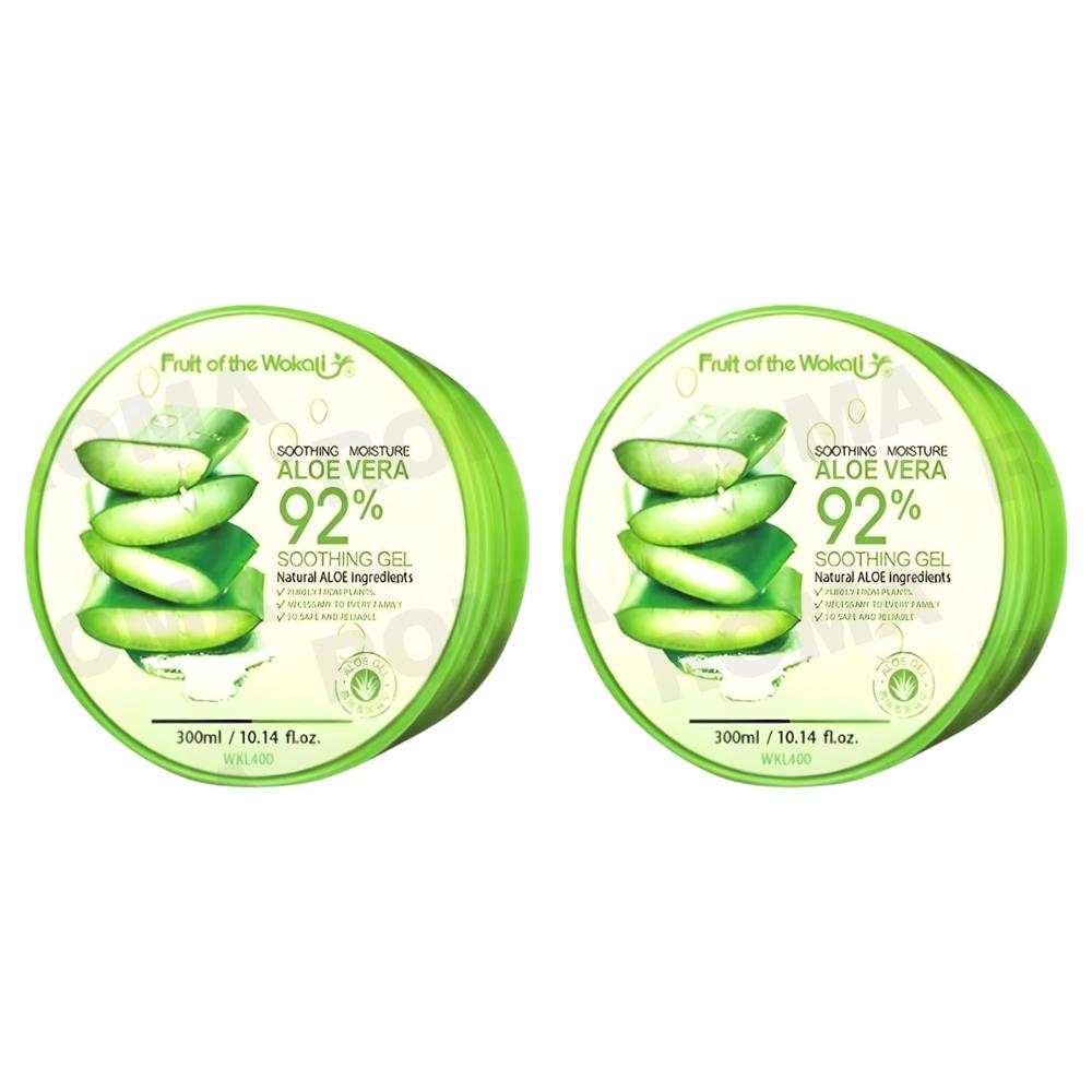 PACK 2 GEL CALMANTE ALOE VERA 300ML WOKALI