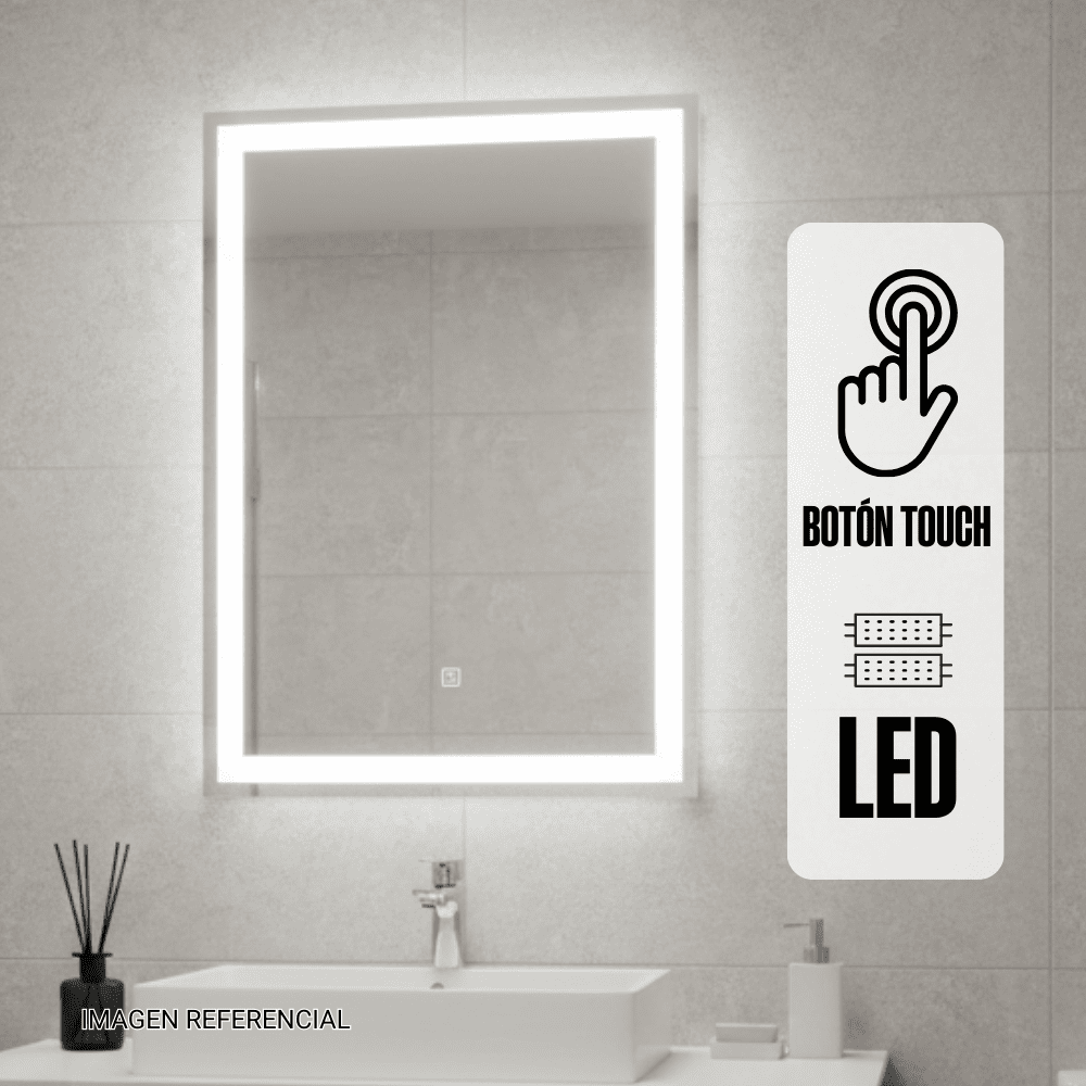 Espejo Led Barcelona 50x70cm Espejos Monterrey
