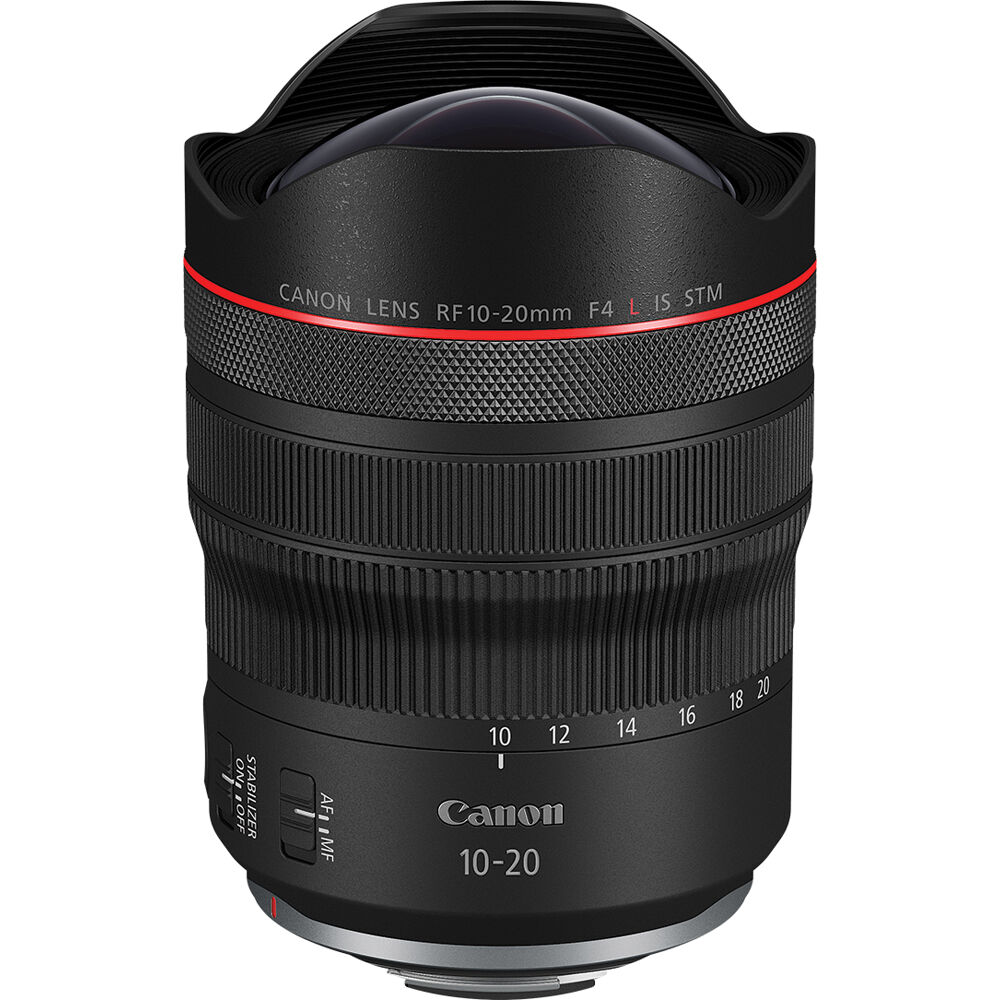 Canon RF 10-20mm f/4 L IS STM Lens - Zoom Ultra Gran Angular, Estabilizador de Imagen, Enfoque Rápi