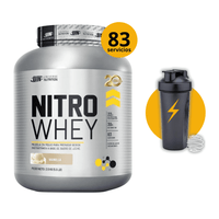 NITRO WHEY DE 2.5kg VAINILLA CON SHAKER - PROTEÍNA WHEY