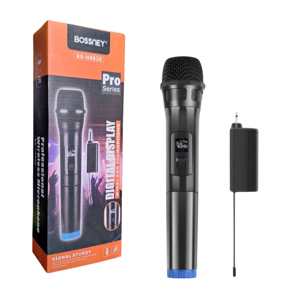 Microfono Inalambrico Serie Pro BS-H9826 Bossney