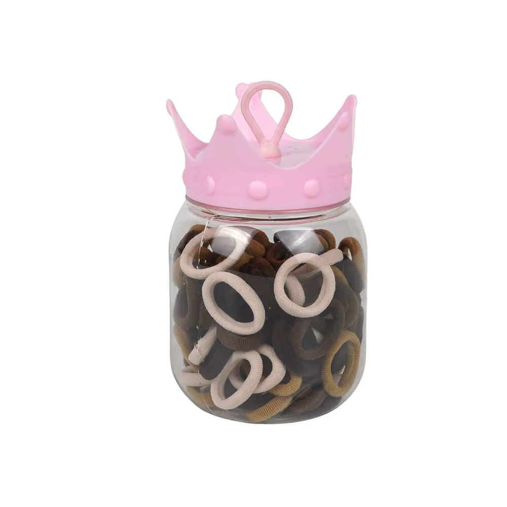 ESCOLAR - Set de 70 ligas elásticas básicas para cabello