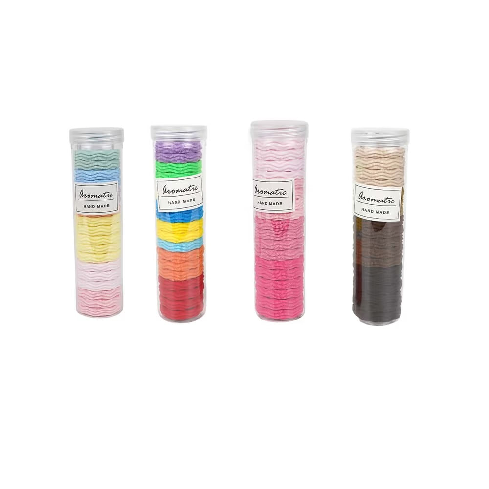 ESCOLAR - Set de 18 ligas elásticas delgadas para cabello