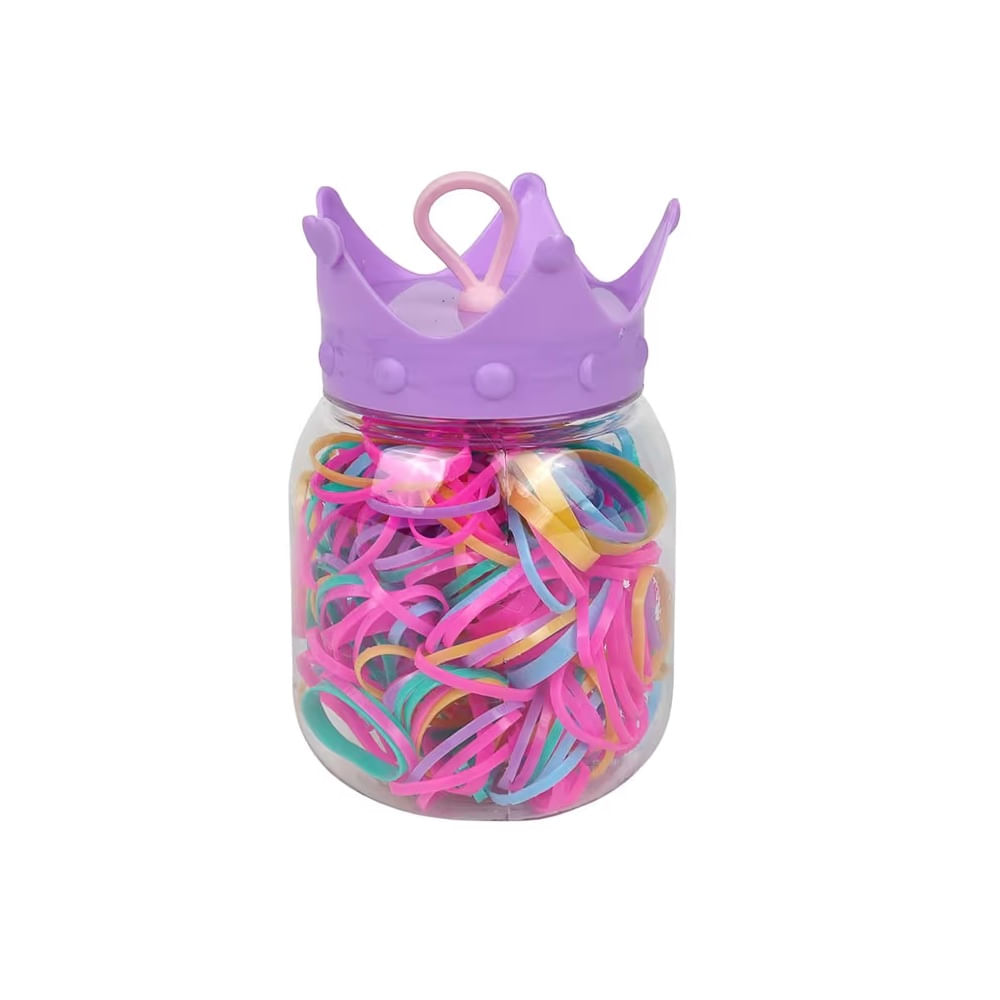 ESCOLAR - Set de 110 ligas elásticas para el cabello