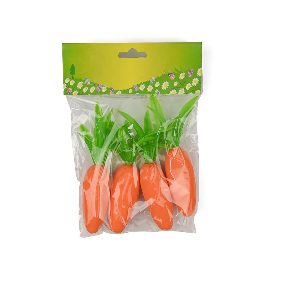 PASCUA - Zanahorias Set 4Pzs De Espuma 11Cm
