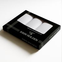 Pack x3 Pañuelos Blanco John Holden - Hombre