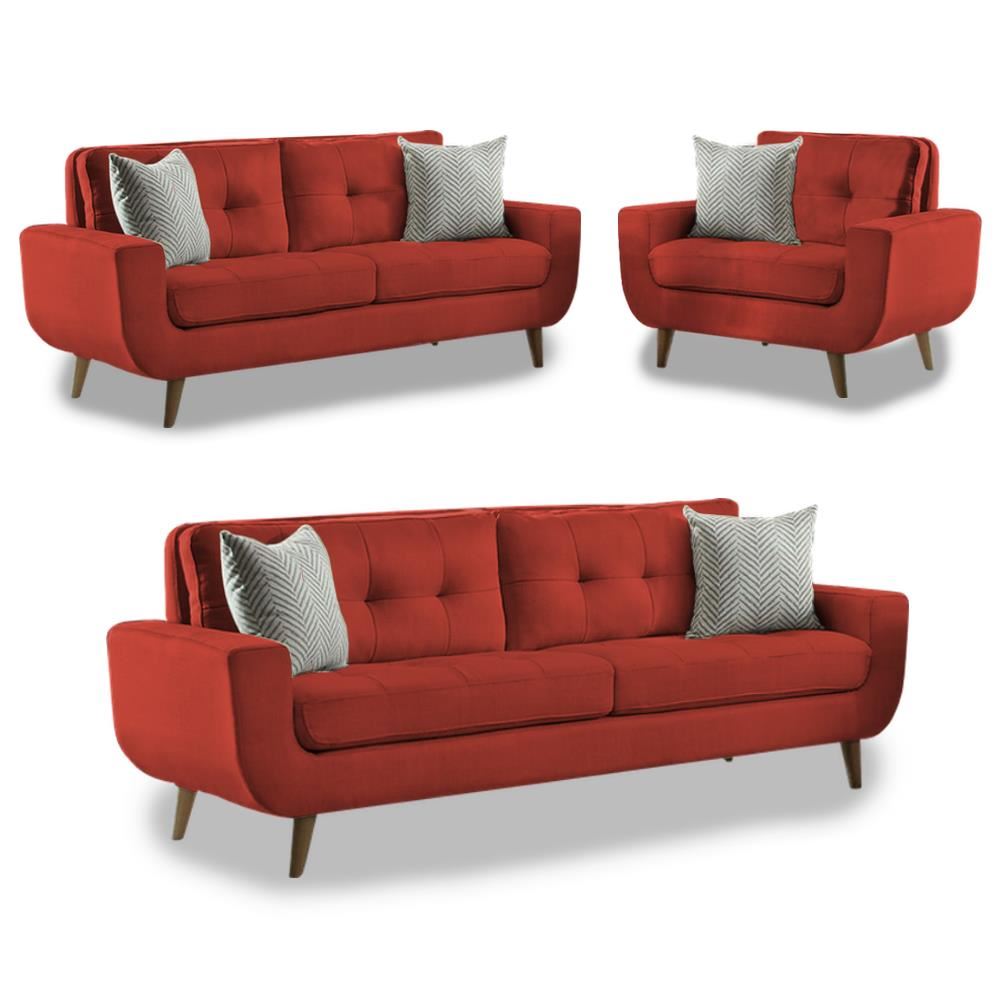 SALA GEORGE ROJO 3 2 1 CUERPOS - FALOTIH 3M