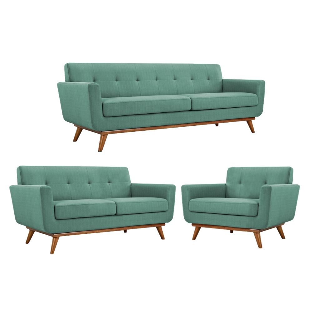 SALA BUNDY VERDE JADE 3 2 1 CUERPOS - FALOTIH 3M