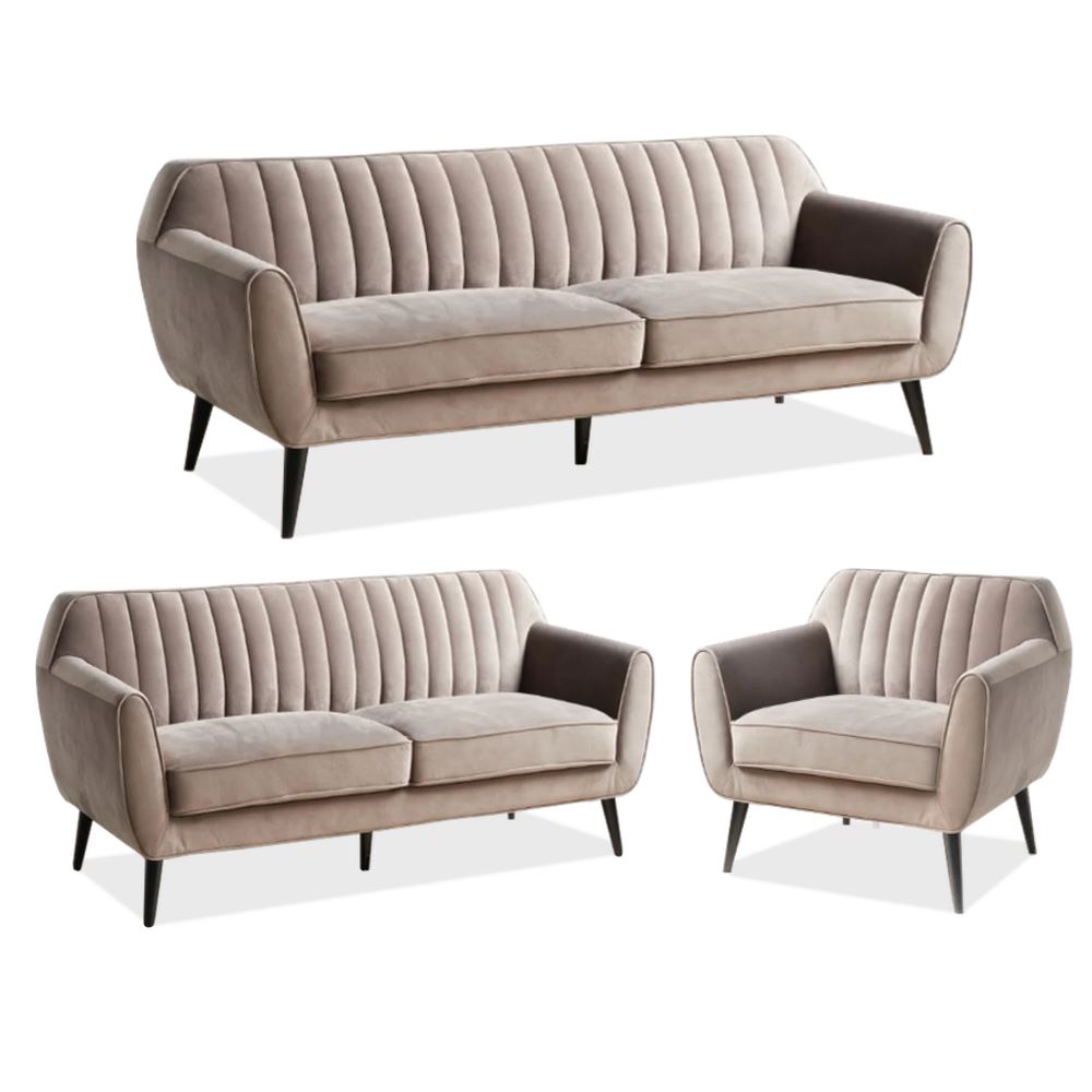 SALA DANY BEIGE 3 2 1 CUERPOS - FALOTIH 3M