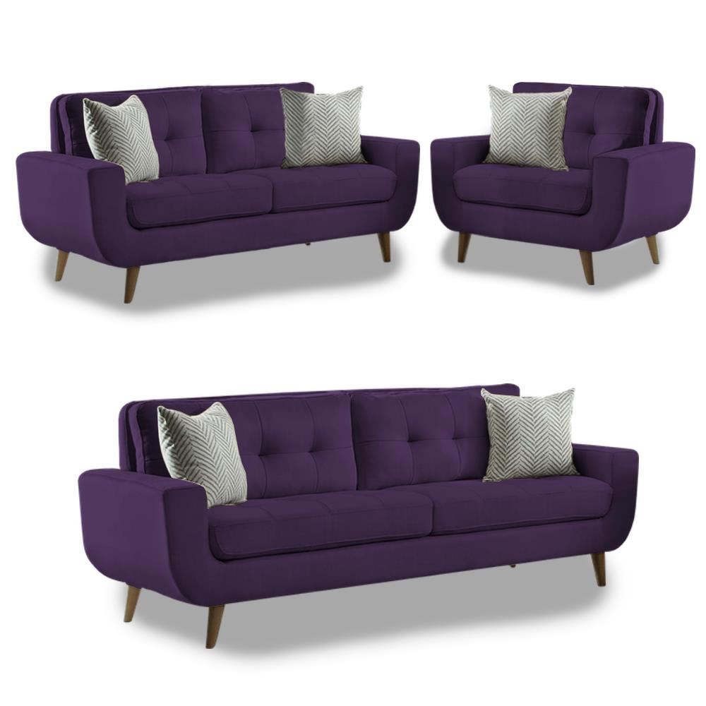 SALA GEORGE MORADO 3 2 1 CUERPOS - FALOTIH 3M