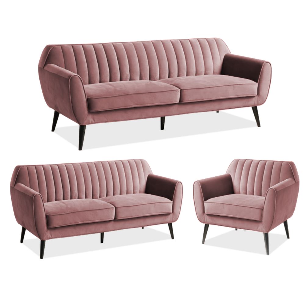 SALA DANY ROSADO 3 2 1 CUERPOS - FALOTIH 3M