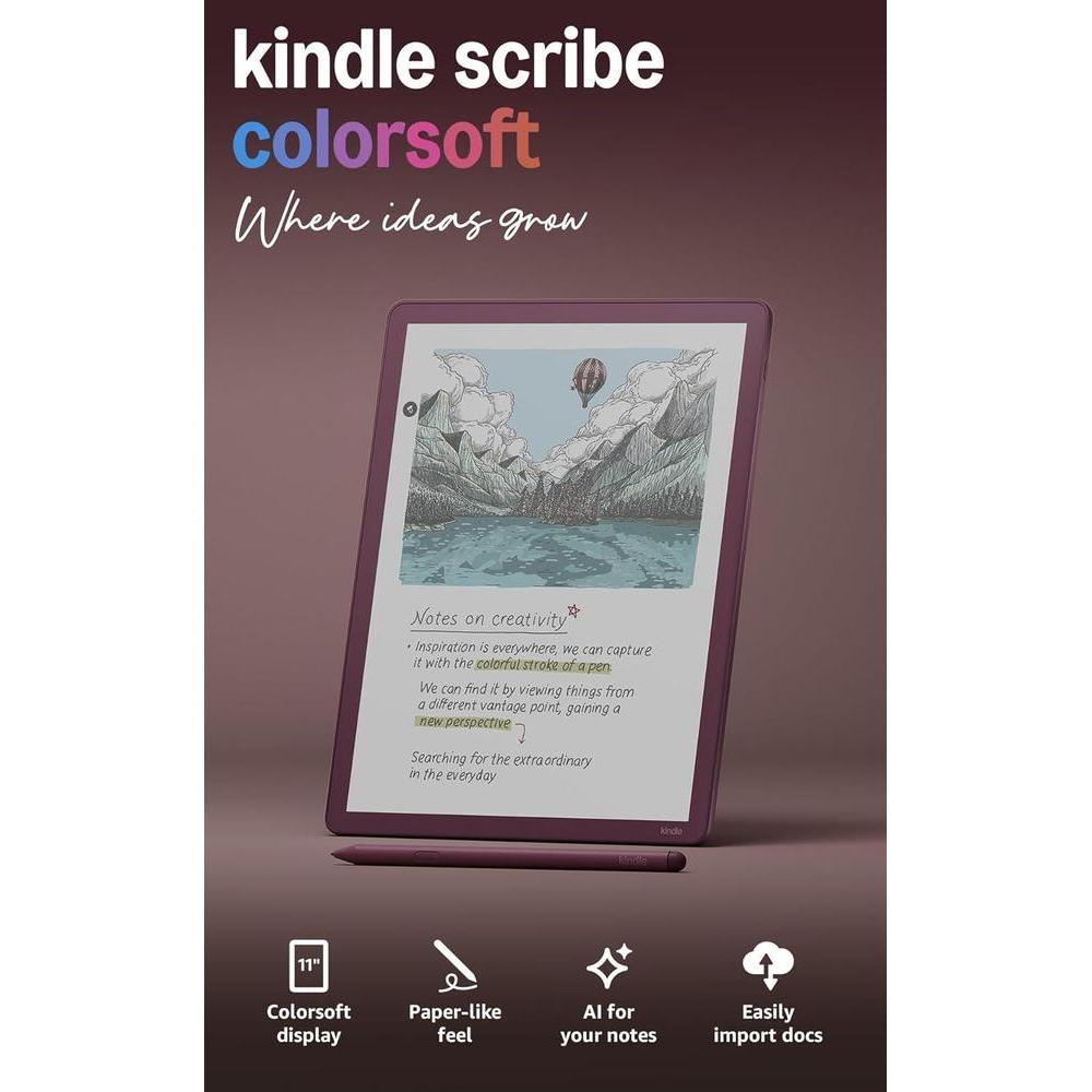 E-reader Amazon Kindle Scribe Colorsoft 64GB 11pulg