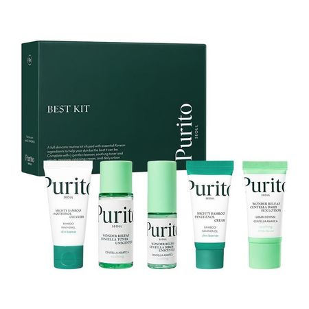 Kit De Cuidado Facial Hinature Inc. Purito Seoul Best Limpieza