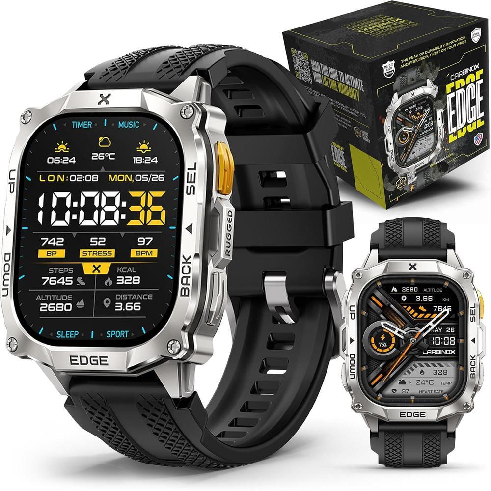 Smartwatch Carbinox Edge Silver AMOLED