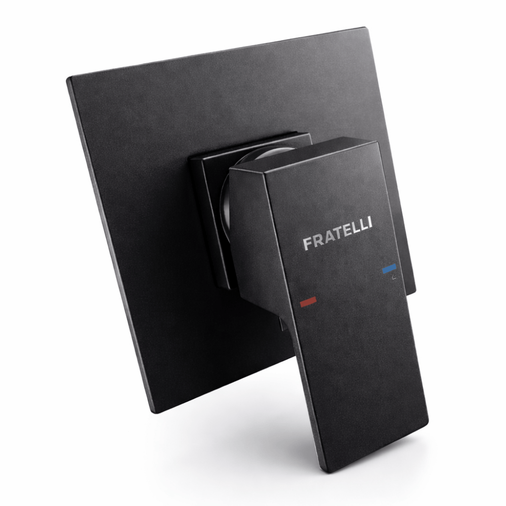 Monocomando de Ducha Mezcladora Negro Mate de bronce