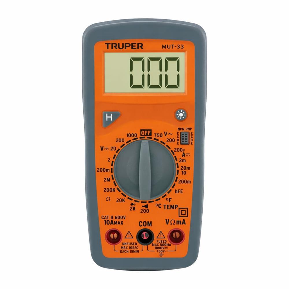Multímetro Digital Truper MUT-33