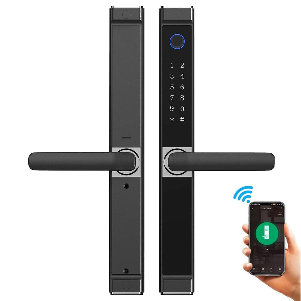 Cerradura Inteligente Smart Chapa Biométrica Wifi X3 Negro