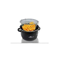 Olla y Freidora con Canastilla 2en1 acero inox