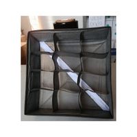 Organizador Gris  de Ropa Interior 12 divisiones Pack X2