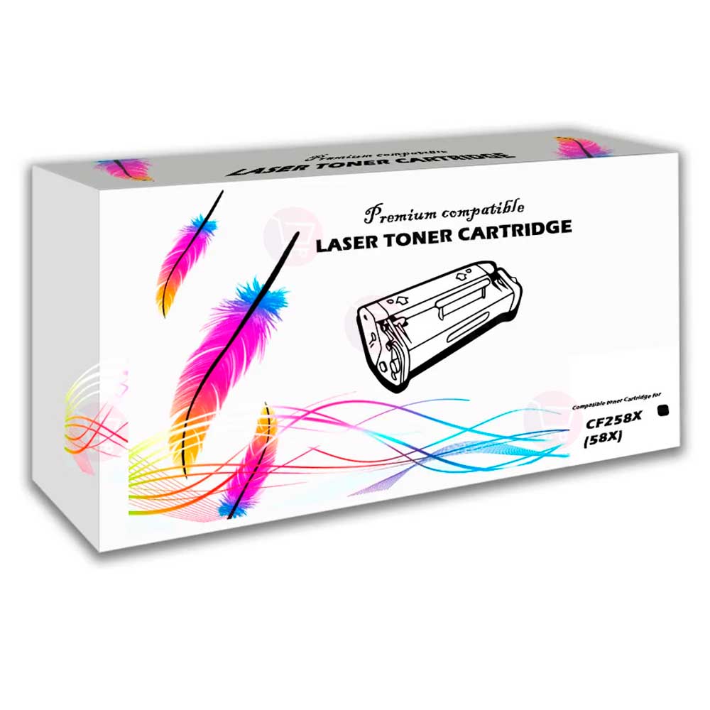 TONER COMPATIBLE PARA HP CF258X 10000 PG CON CHIP