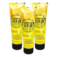 PACK 3 EXFOLIANTE FACIAL Y CORPORAL LIMÓN 320ML WOKALI