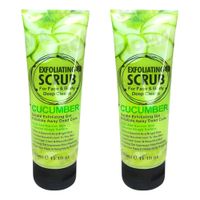 PACK 2 EXFOLIANTE FACIAL Y CORPORAL PEPINO 320ML WOKALI