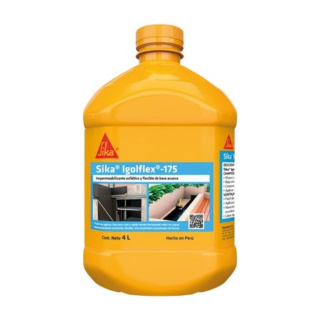 Recubrimiento Asfaltico Impermeable Igolflex175 4 Litros Sika