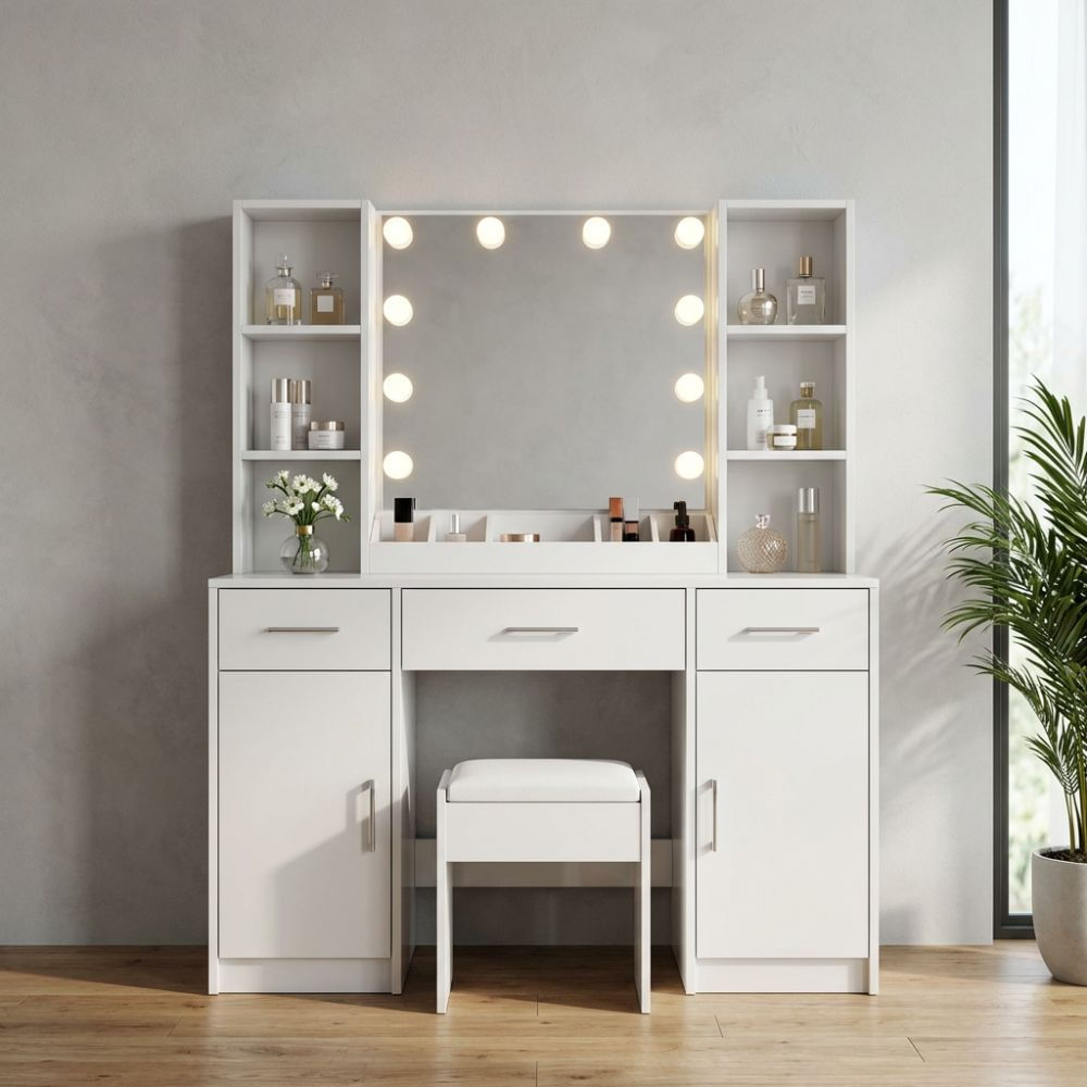 Tocador con espejo Kimmy Blanco | Masiva Home
