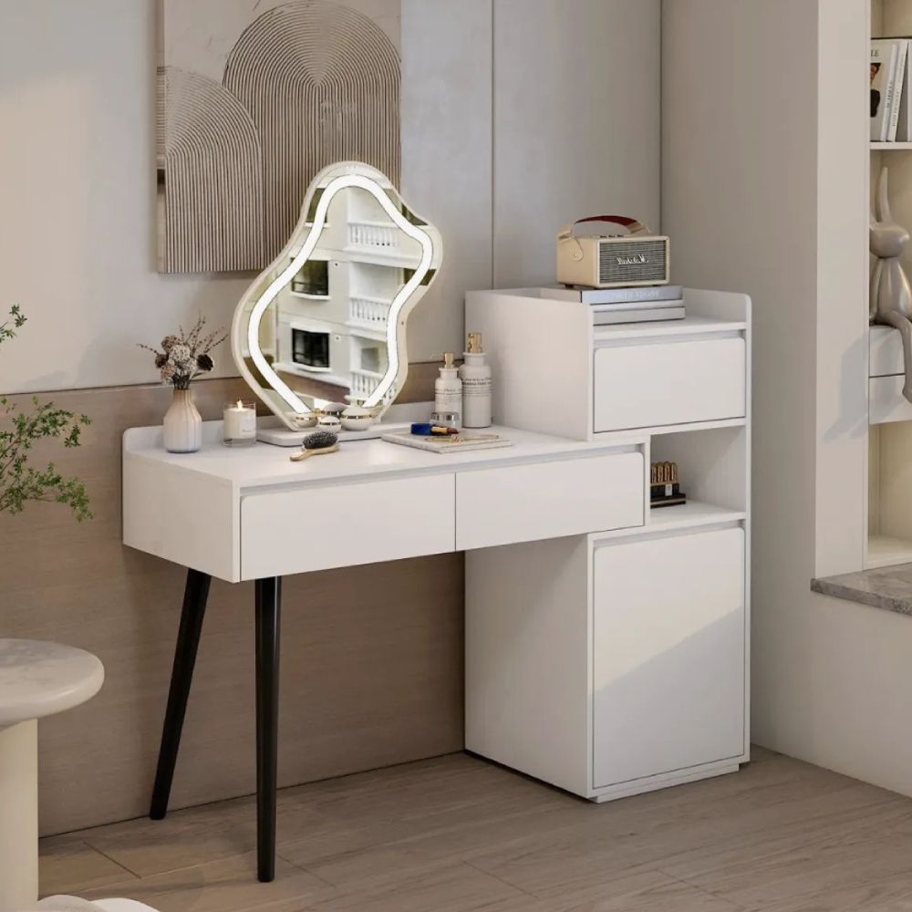 Tocador con espejo Retsu Blanco | Masiva Home