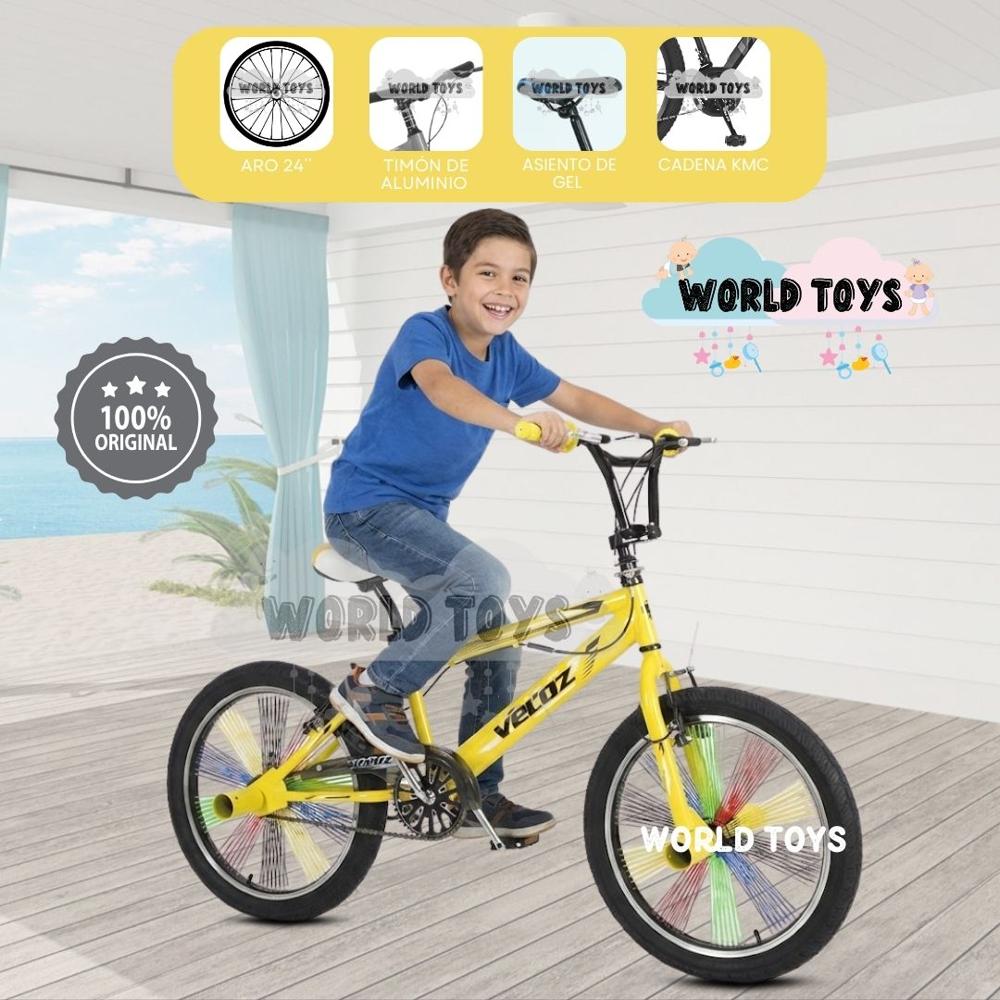Bicicleta Acrobática Aro 20 FREESTYLE BMX Yellow-Black